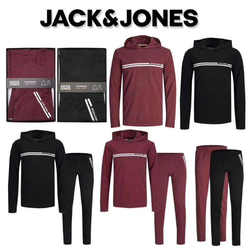 Jack & Jones Kids Boys Hooded Sweatshirt & Pants Combo: Gift Set