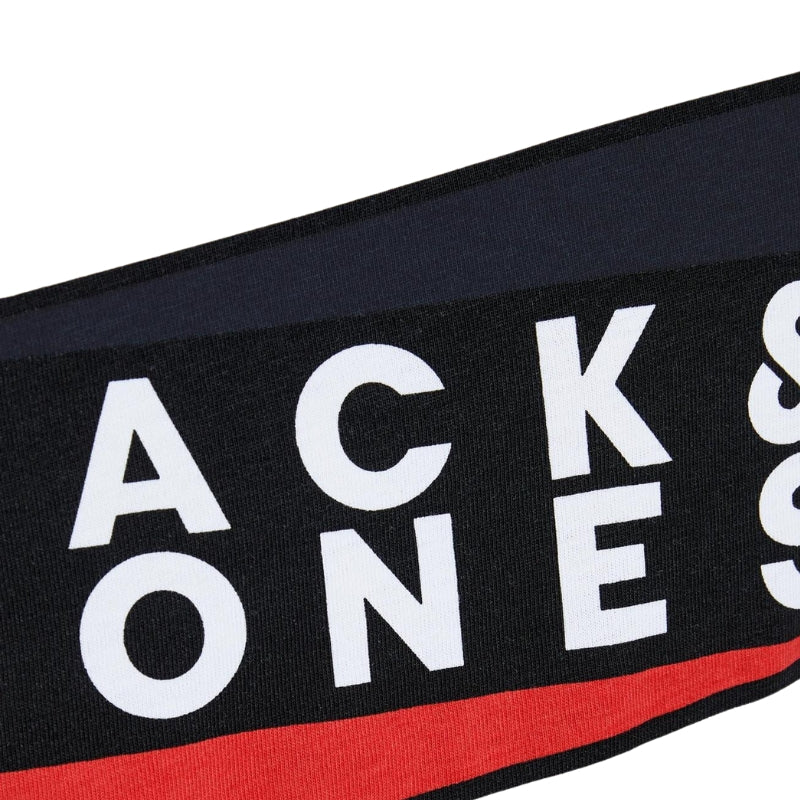 Kids' Casual Short Sleeve Crew Neck Tee: Jack & Jones Logo-Printed T-Shirts for Boys