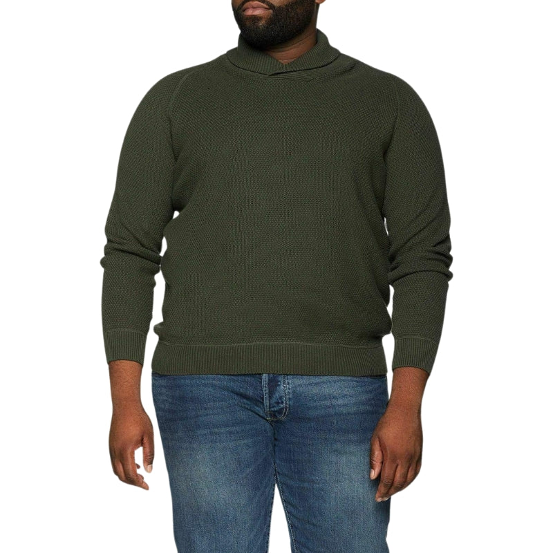 Big and Tall Knitted Pullover: Jack & Jones Men's Warm Jumpers Cardigans in Sizes 3XL-5XL