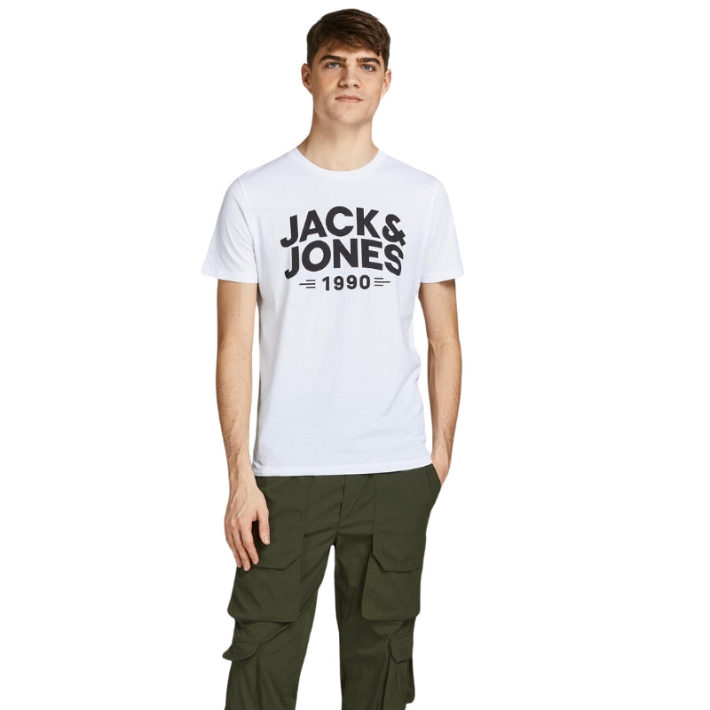 Jack & Jones Men's Regular Fit Crew Neck T-Shirt Casual Summer Cotton Tee, Sizes S-2XL