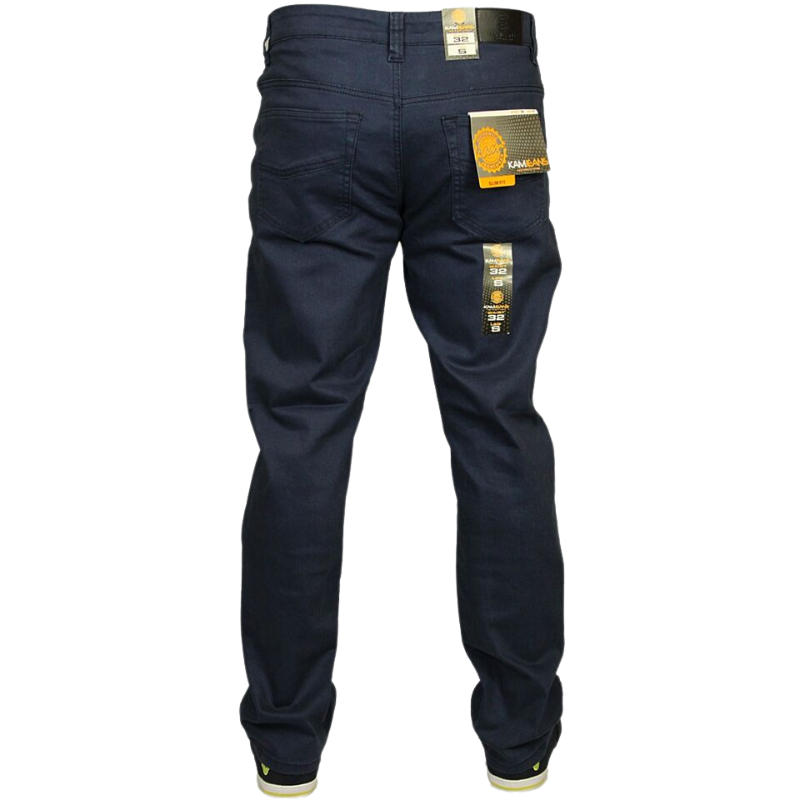 Brand New with Tags: KAM Stretch Chinos Jeans, Straight Leg, Available in 8 Colors - Black, Grey, White, Navy, Ink.