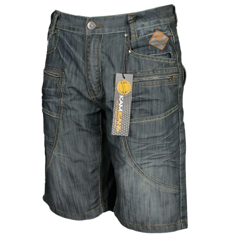 Kam Big Size Men's Cargo Combat Shorts: Regular Fit Denim Work Half Pants, Sizes 30-60