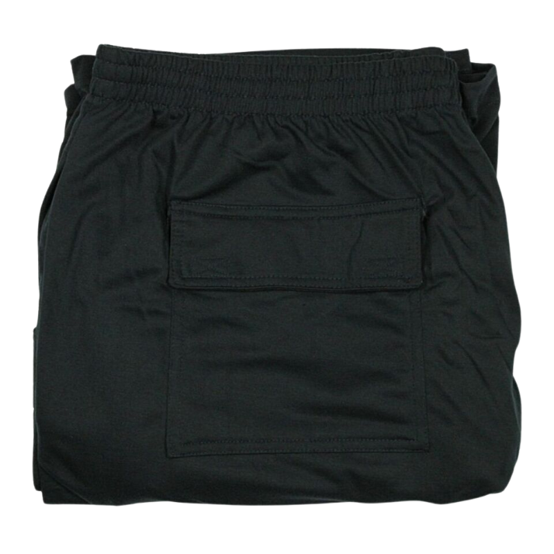 Kam Men's Cargo Shorts Big Plus King Size with Elasticated Waist, Knee Length, Available in 2XL and 3XL