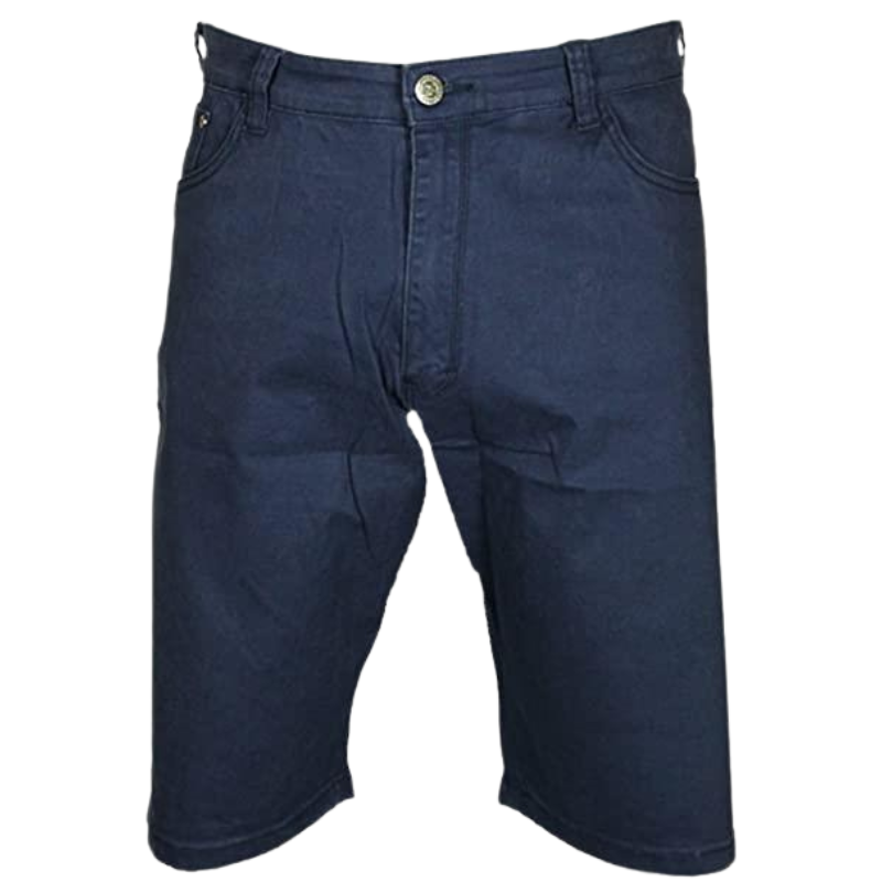 Kam Men's Big & Tall Easy Fit Chino Shorts: Knee-Length Casual Half Pants, Available in Waist Sizes W40-W70