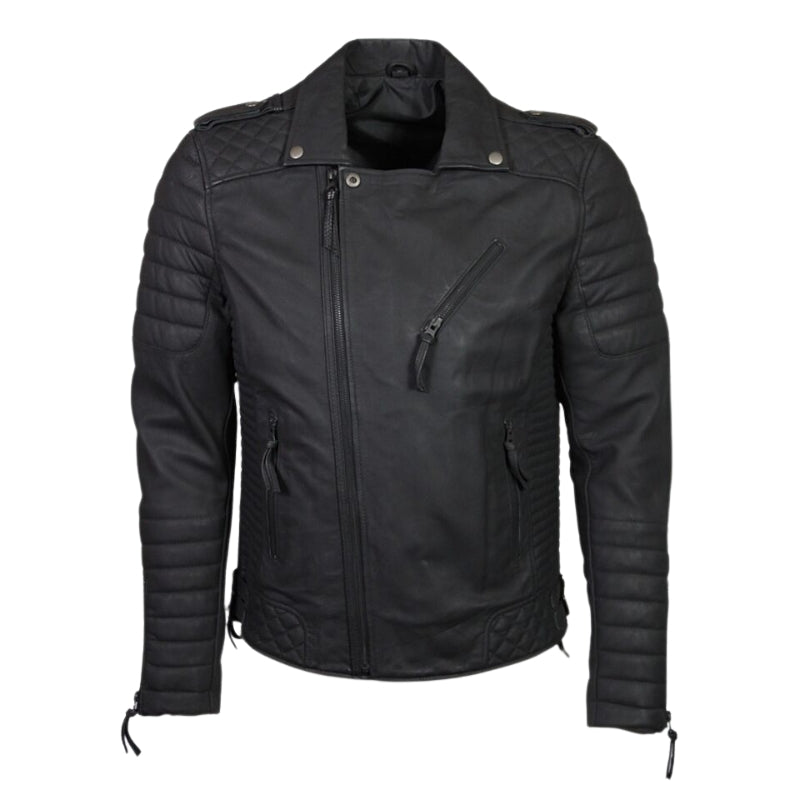 New Kam Men's Leather Jacket Heavy Duty Winter Coat Available in King Plus Sizes