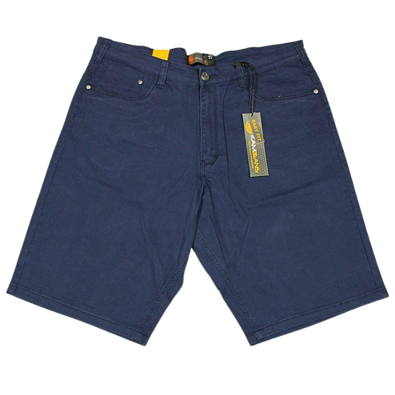 Kam Men's Big & Tall Easy Fit Chino Shorts: Knee-Length Casual Half Pants, Available in Waist Sizes W40-W70