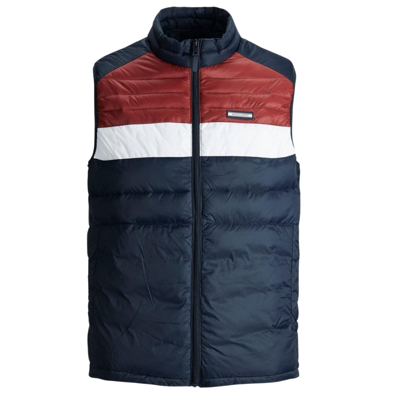 Jack & Jones Men's Gilet Lightweight Padded Sleeveless Body Warmer Jacket