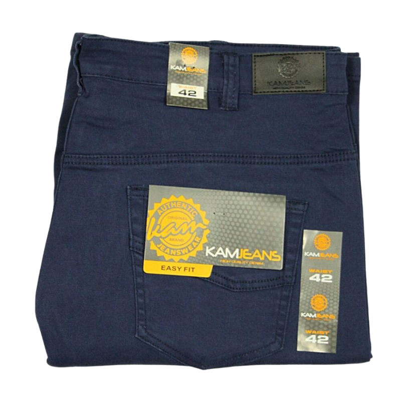 Kam Men's Big & Tall Easy Fit Chino Shorts: Knee-Length Casual Half Pants, Available in Waist Sizes W40-W70