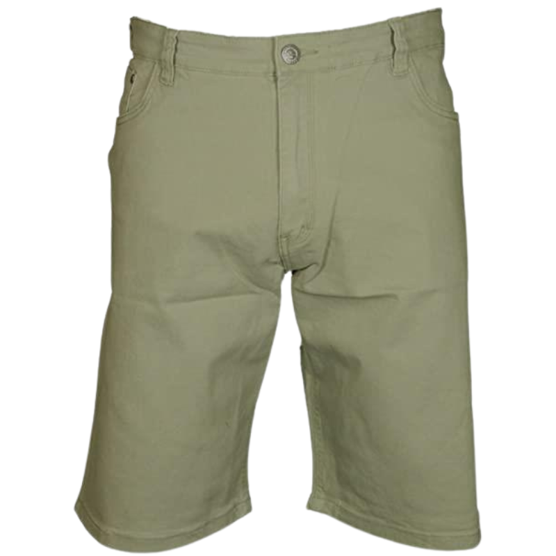 Kam Men's Big & Tall Easy Fit Chino Shorts: Knee-Length Casual Half Pants, Available in Waist Sizes W40-W70