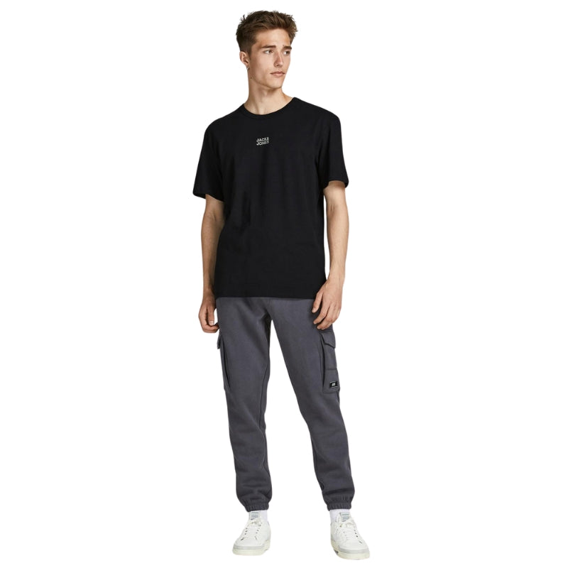 Jack & Jones Men's Relaxed Fit T-Shirts Crew Neck Casual Summer Cotton Tees, Sizes S-XL