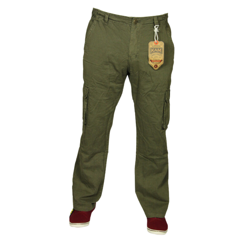 Brand New with Tags: Elasticated Cargo Trousers, Ideal for Workwear, Walking, and Smart Casual, Sizes 30-40