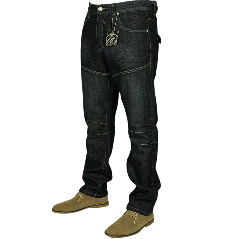 Men's Big & Tall Straight Fit Jeans Brand New with Tags, Casual Comfort Stretch Work Denim Pant