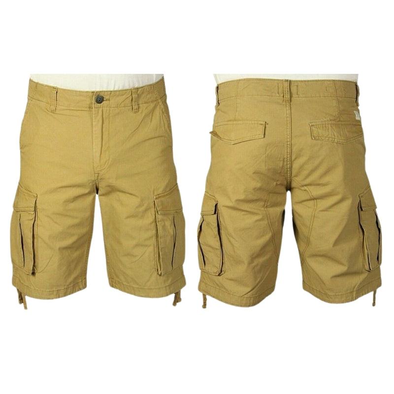 Big & Tall Cargo Shorts: Jack & Jones Men's King Plus Cotton Summer Half Pants