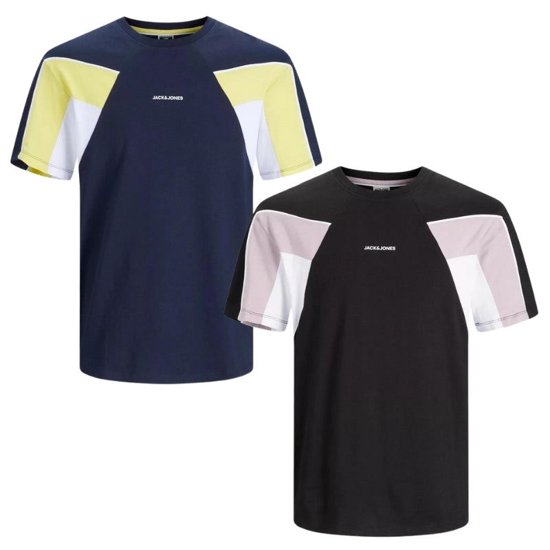 Jack & Jones Men's Crew Neck Short Sleeve T-shirts: Casual Comfort Summer Tees
