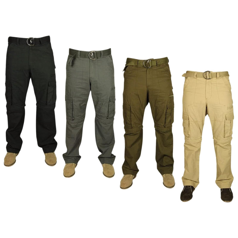 Mens KAM K119 Casual Cargo Combat Trousers Work Pants Latest Design Sizes 30-60