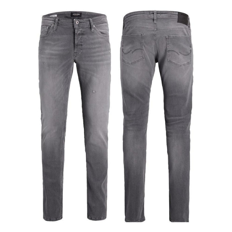 Slim Fit Denim Jeans: Jack & Jones Men's Full-Length Pants