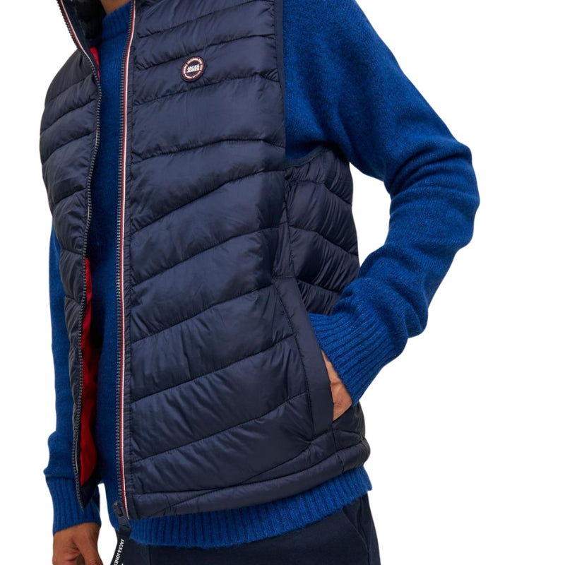 Jack & Jones Men's Gilet Lightweight Padded Sleeveless Body Warmer Jacket