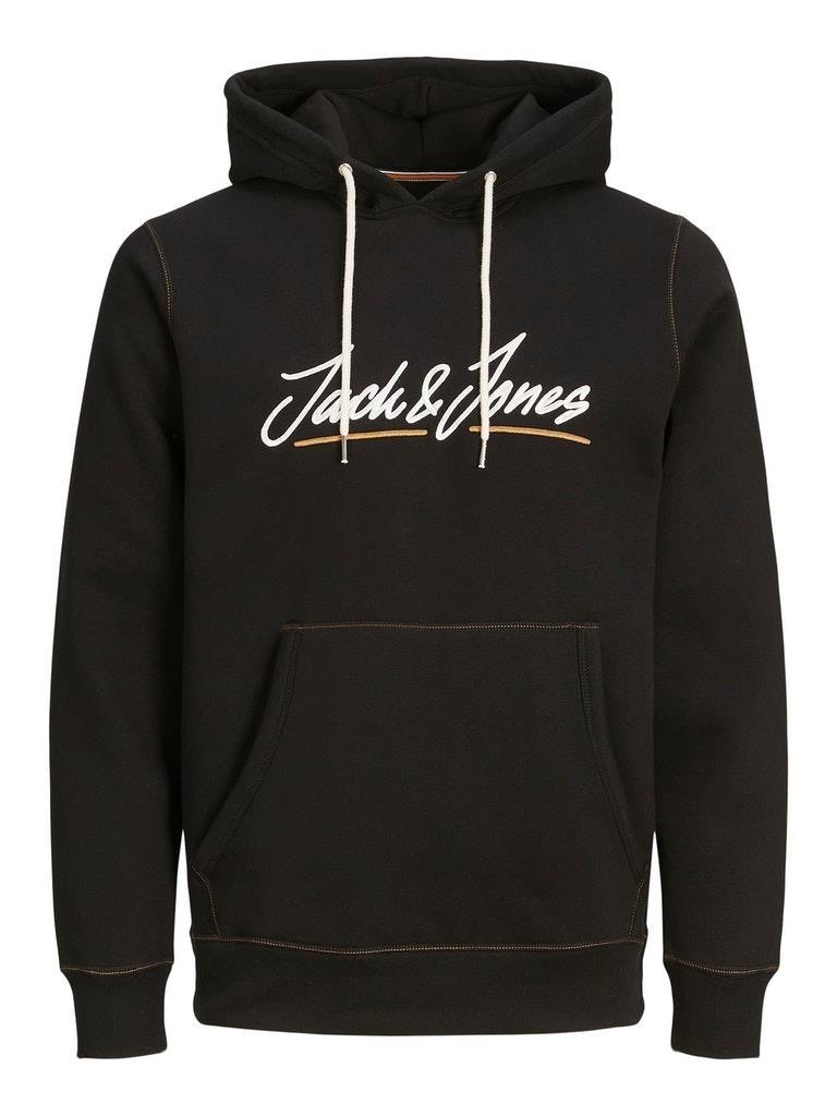 Jack & Jones Mens 'Tons' Hoody in Black - VR2 Clothing