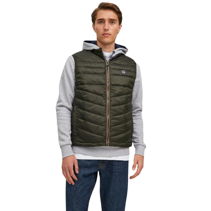 Jack & Jones Men's Gilet Lightweight Padded Sleeveless Body Warmer Jacket