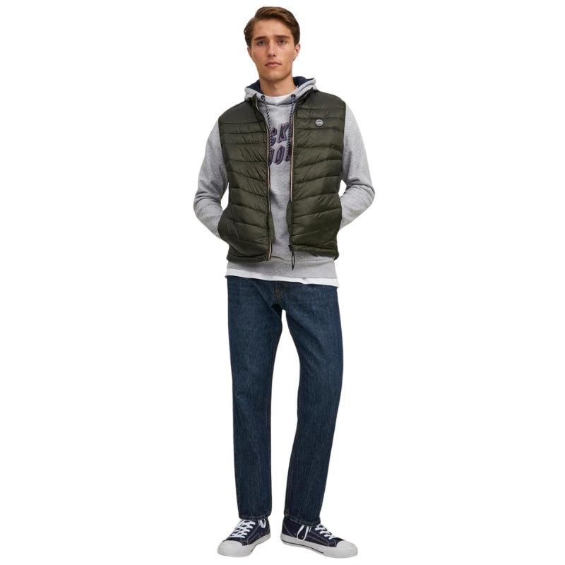 Jack & Jones Men's Gilet Lightweight Padded Sleeveless Body Warmer Jacket