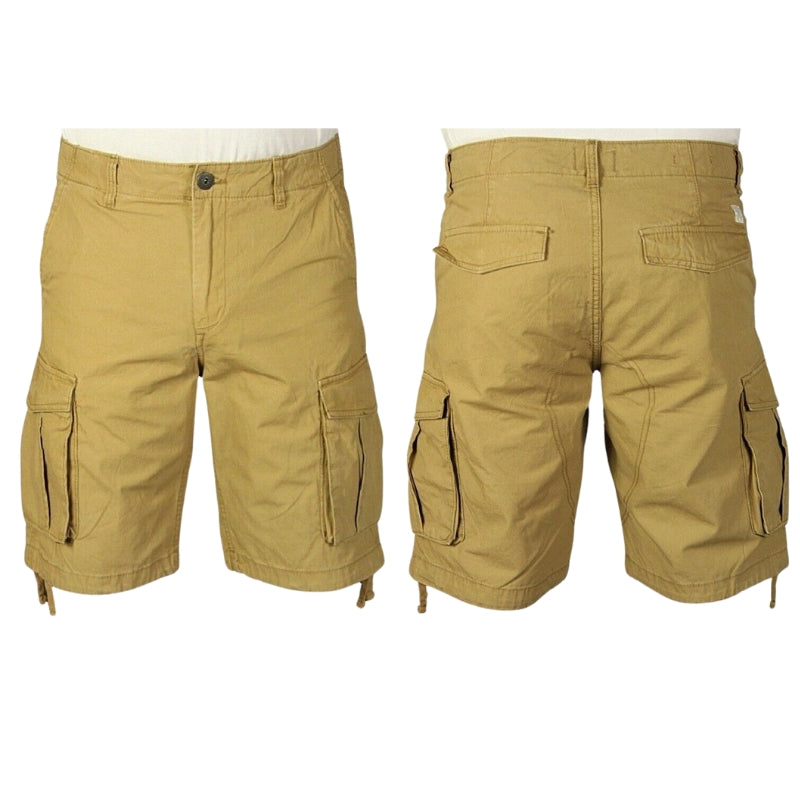 Big & Tall Cargo Shorts: Jack & Jones Men's King Plus Cotton Summer Half Pants