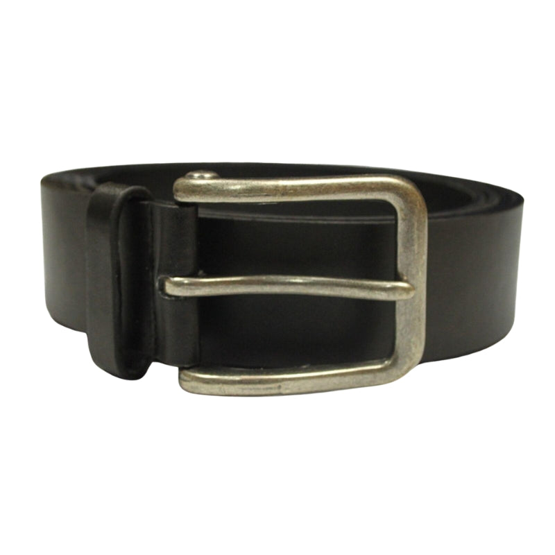 Kam Men's Leather Belts for Big and Tall Jeans and Trousers, Waist Size 40-62, with Plain Buckle for Casual Wear