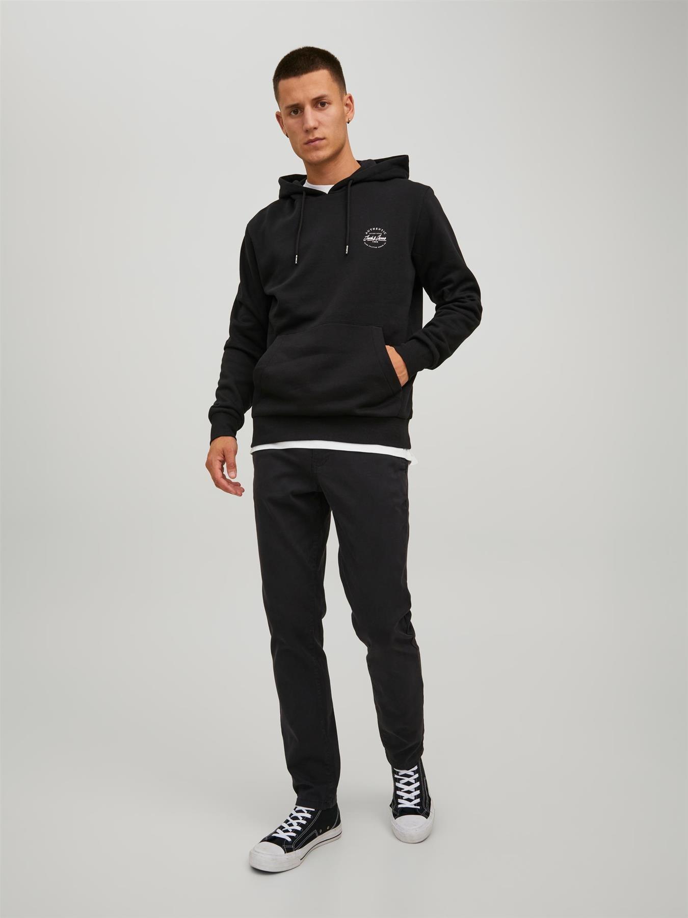 Jack & Jones Mens 'Arthur' Hoody in Black