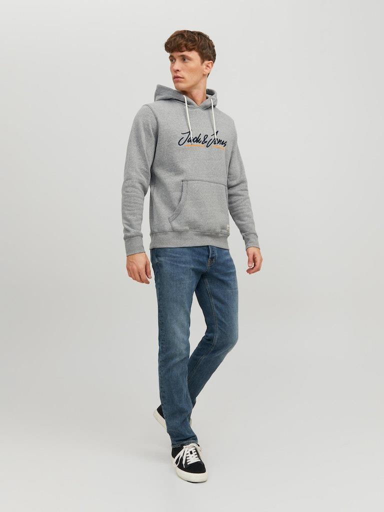 Jack & Jones Mens 'Tons' Hoody in Grey