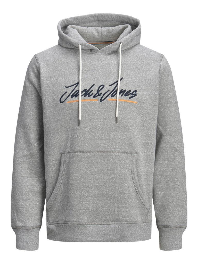 Jack & Jones Mens 'Tons' Hoody in Grey