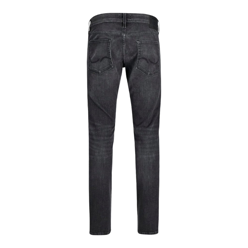 Jack & Jones Men's Slim Fit Stretch Denim Pants: Black Jeans for UK Men