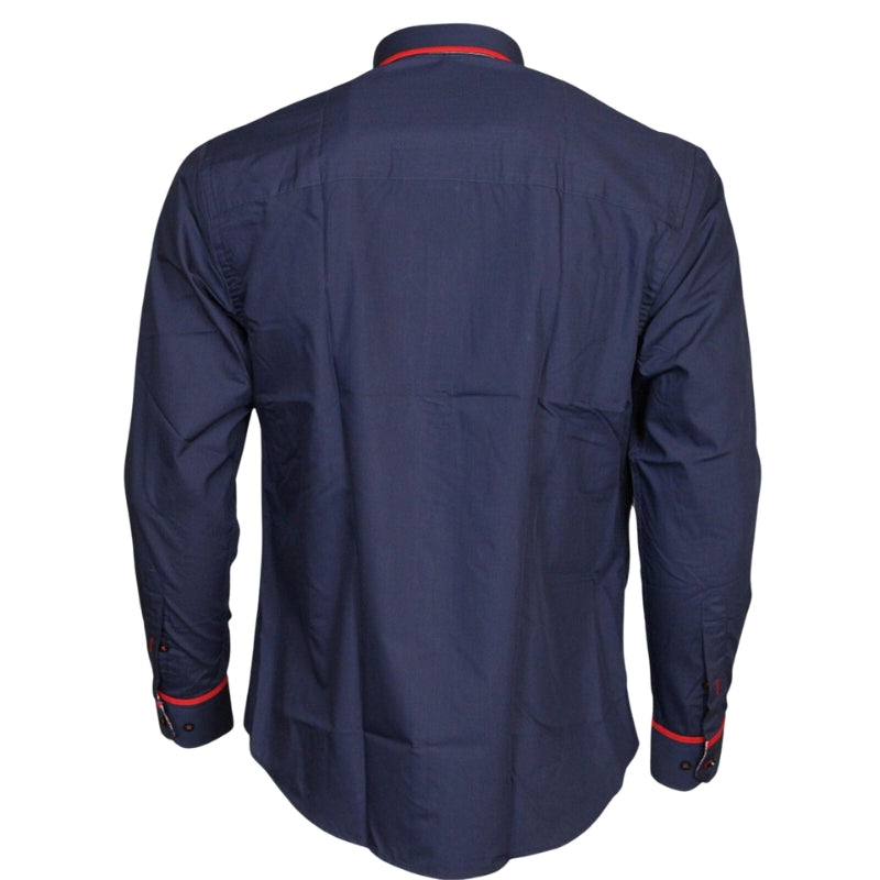 Dontali Men's Long Sleeve Designer Shirt Versatile Casual to Smart Formal Wear in Sizes S-XL