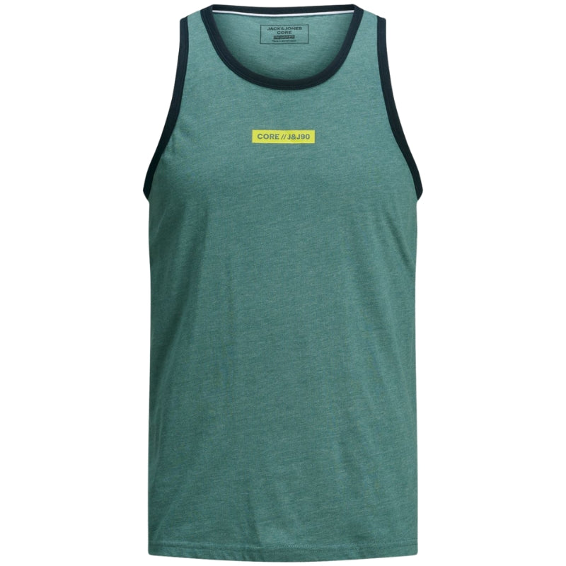 Jack & Jones Men's Slim-Fit Crew Neck Sleeveless Cotton Tank Top Gym Sports Vest