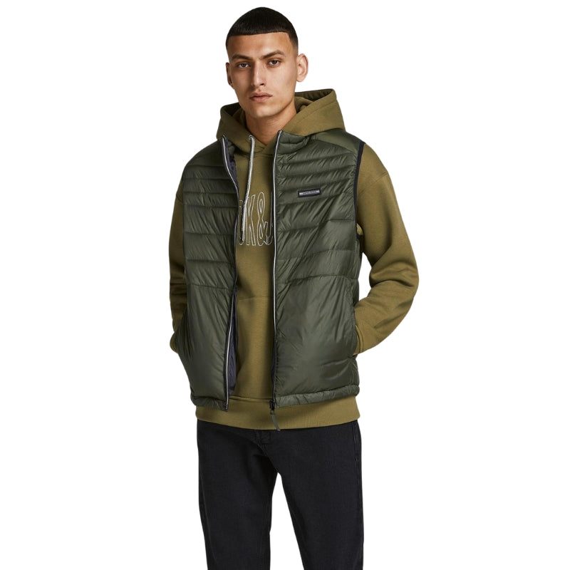 Jack & Jones Men's Gilet Lightweight Padded Sleeveless Body Warmer Jacket