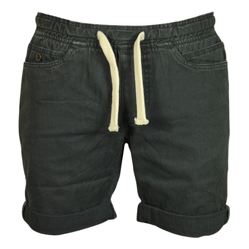 Men's Brand New Turn-Up Shorts Casual Shorts by Bell Field with Elasticated Waist, Sizes 30-36