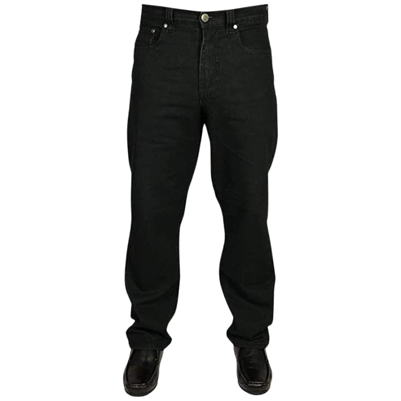 Kam Men's Regular Fit Jeans Straight Leg, Heavy Duty Work Pants, Denim Trousers