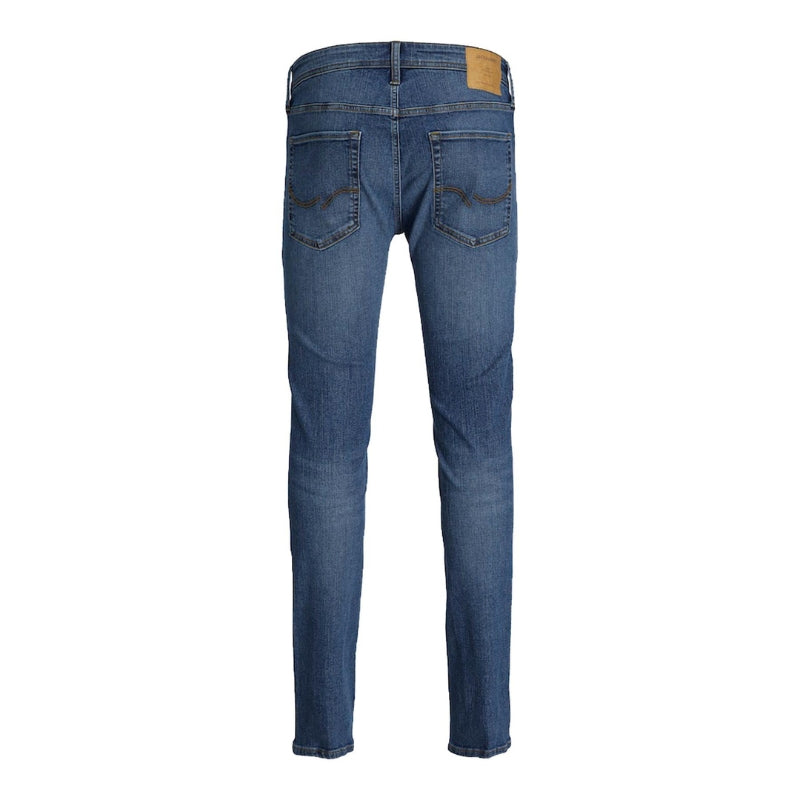 Jack & Jones Men's Blue Skinny Fit Denim Jeans: Zip Fastening, Available in Sizes 30W-38W