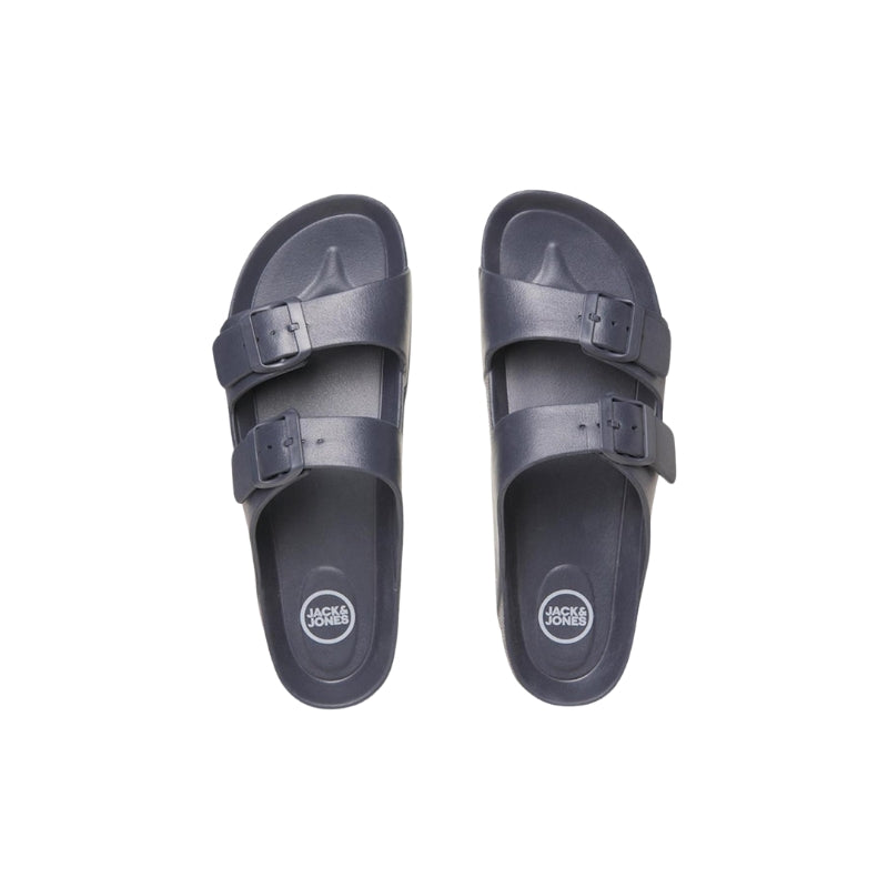 Men's Slide Sandals with Two Adjustable Straps, Suitable for Indoor and Outdoor Use, Available in Sizes 6UK to 12UK