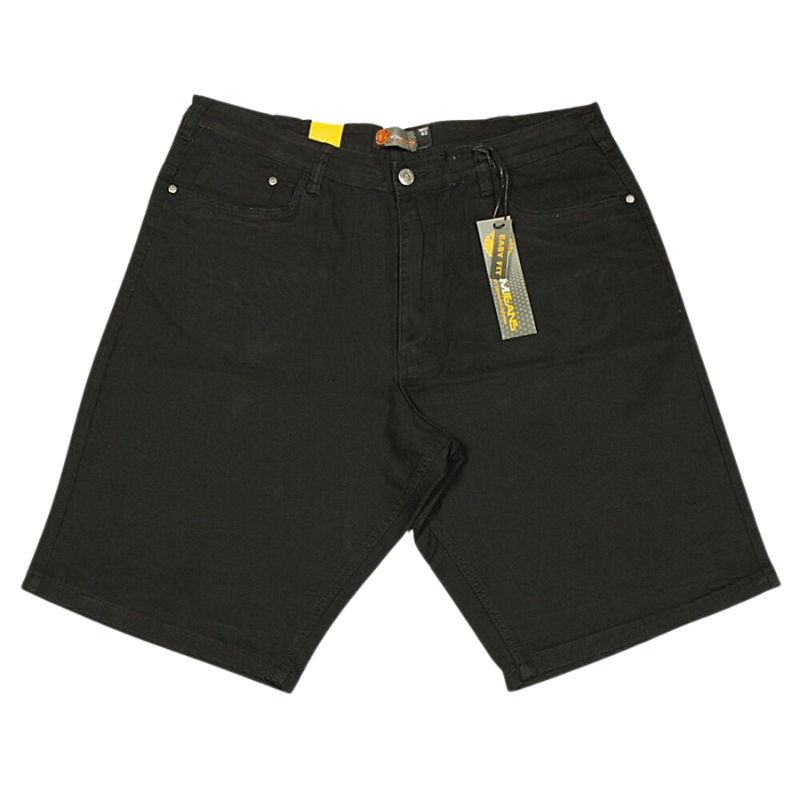 Kam Men's Big & Tall Easy Fit Chino Shorts: Knee-Length Casual Half Pants, Available in Waist Sizes W40-W70