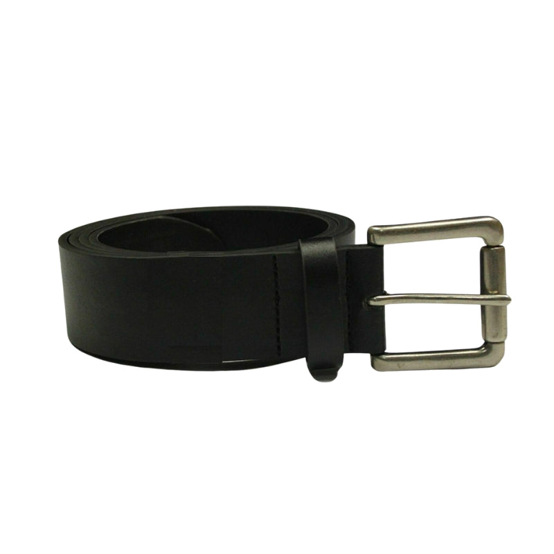 Kam Men's Leather Belts for Big and Tall Jeans and Trousers, Waist Size 40-62, with Plain Buckle for Casual Wear