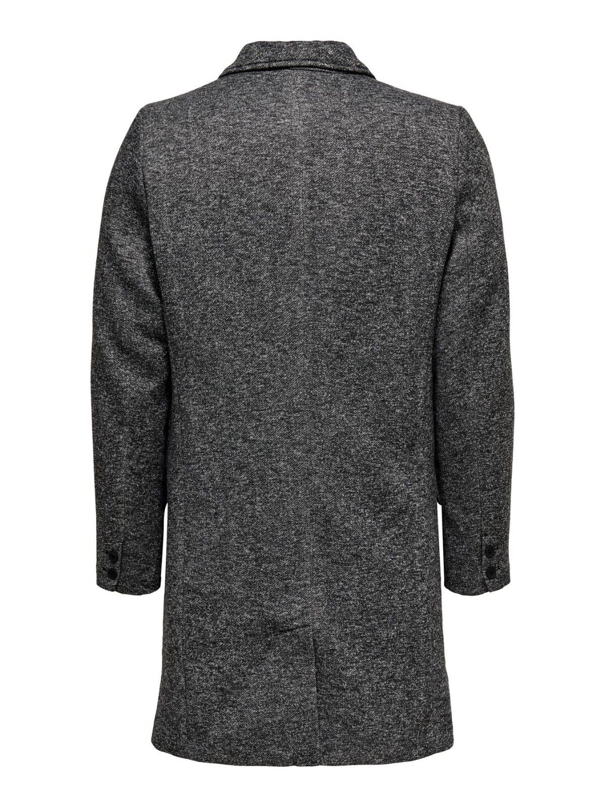 Mens King Size Long Jackets Only & Sons Knitted Longline Coat Big & Tall 3XL-6XL