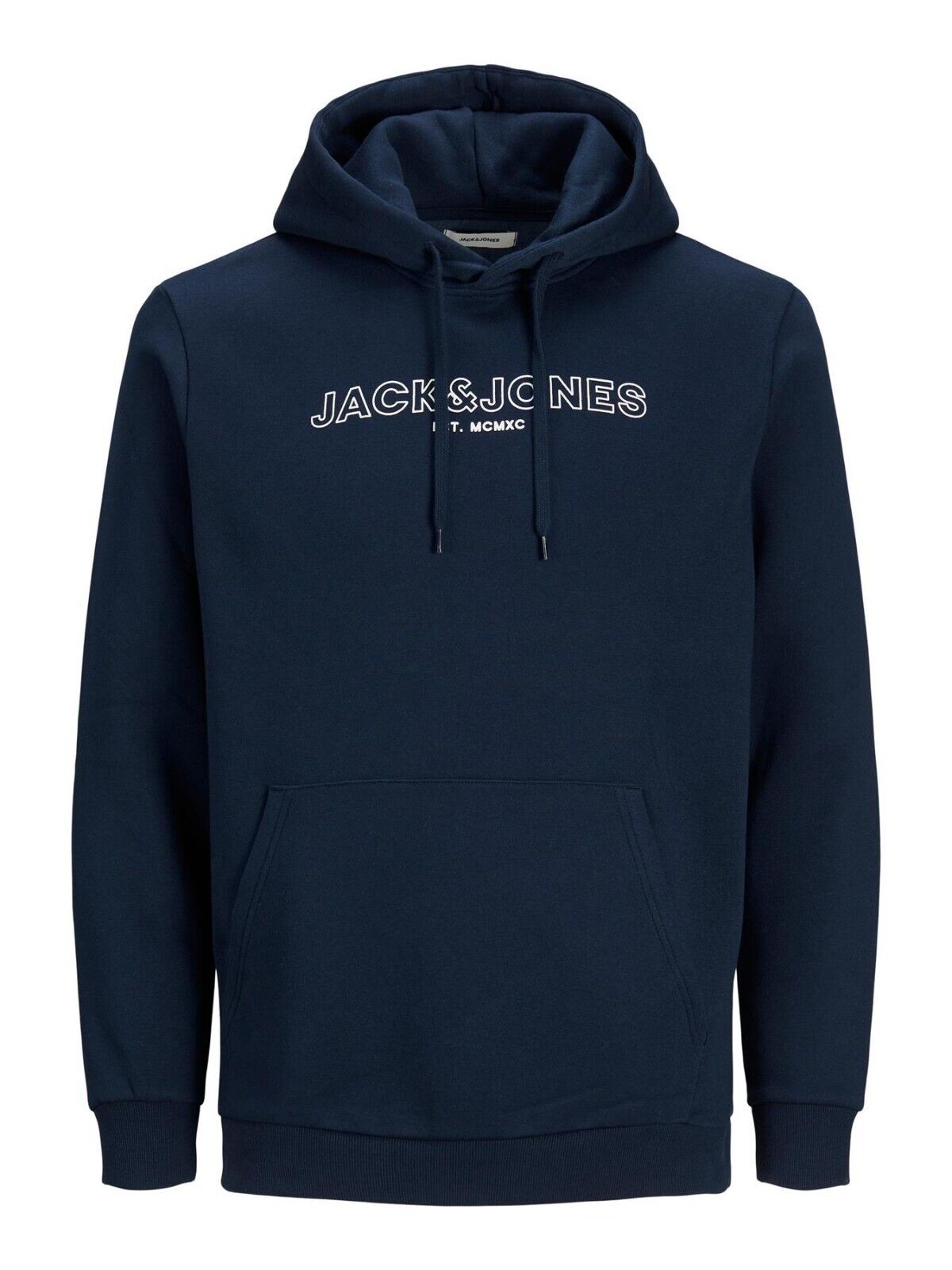 Mens Hoodie Jack & Jones Branded Logo Hooded Sweatshirt Pullover Top XS-3XL