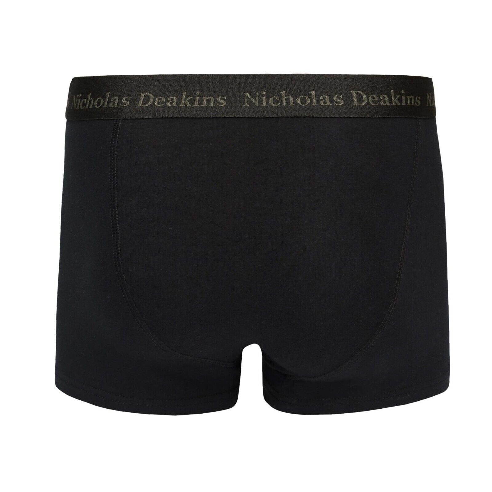 2 Pack Mens Deakins Boxer Shorts Cotton Stretch Black Grey Underwear Set S-XL