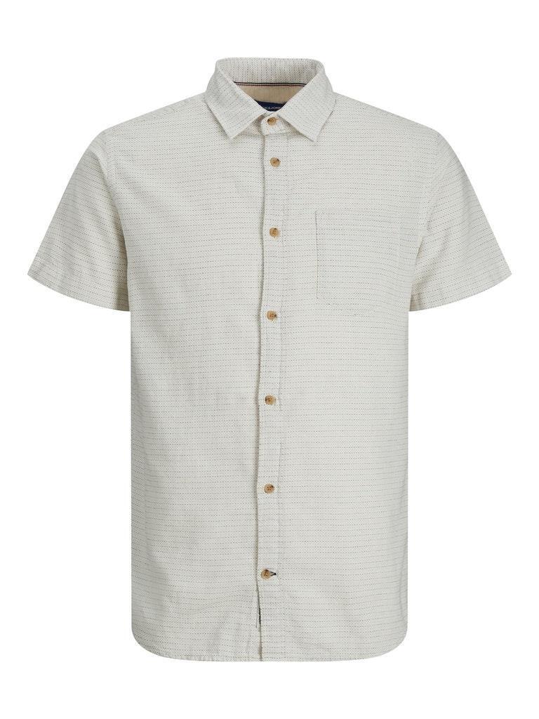 Mens Jack & Jones Shirt Cotton Short Sleeve Casual Buttoned Chest Pocket S-2XL