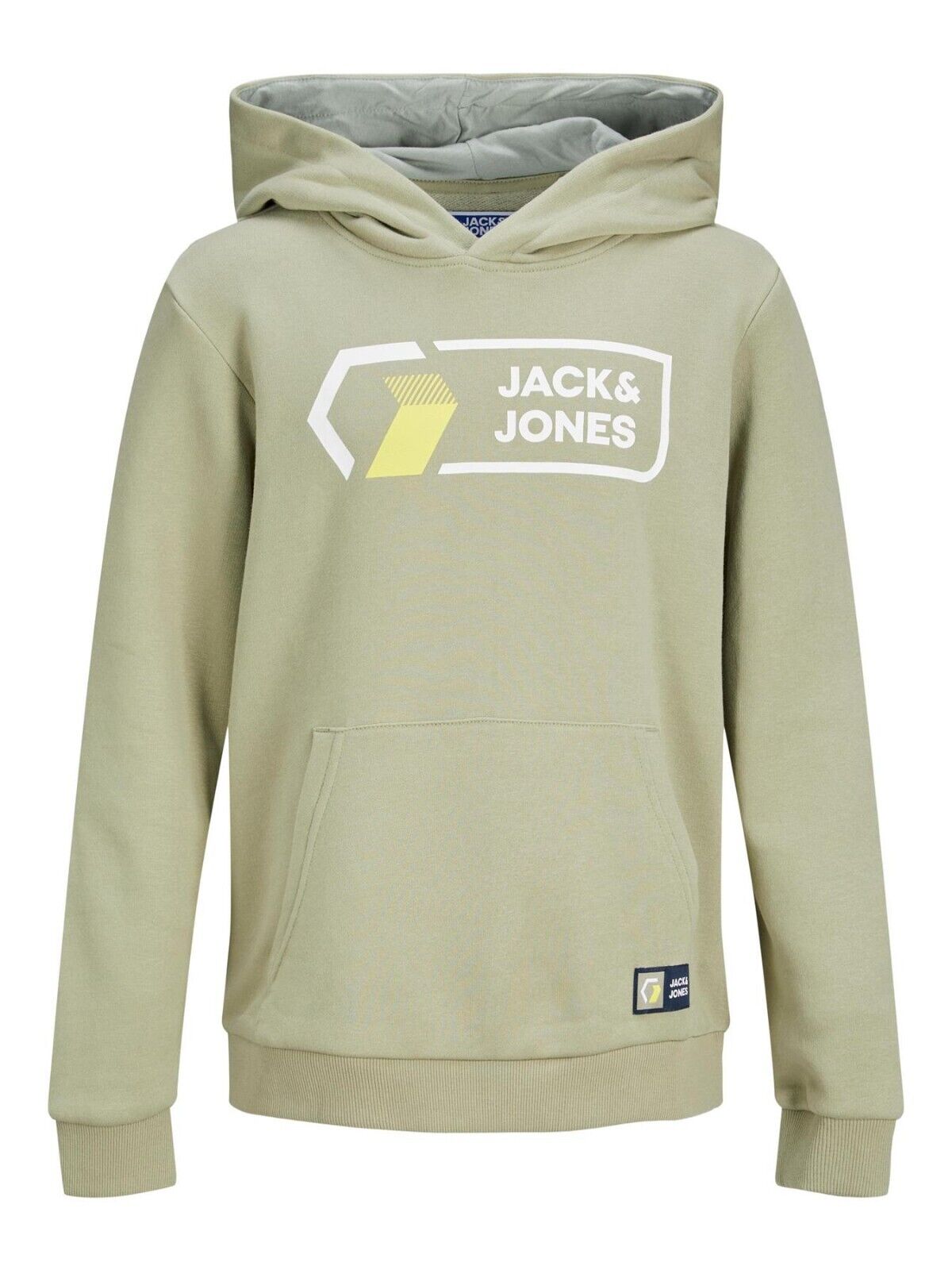 Jack & Jones Kids Boys Pullover Hoodie Logo Printed Warm Winter Hooded Sweat Top