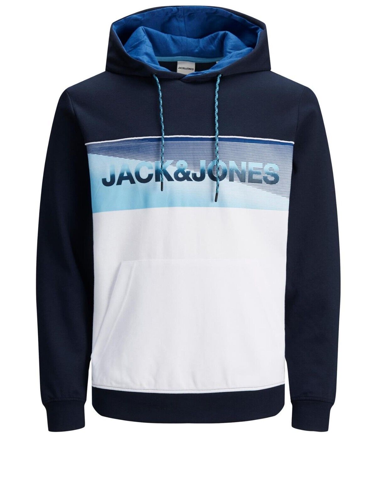 Mens Hoodie Jack & Jones Branded Logo Hooded Sweatshirt Pullover Top XS-3XL