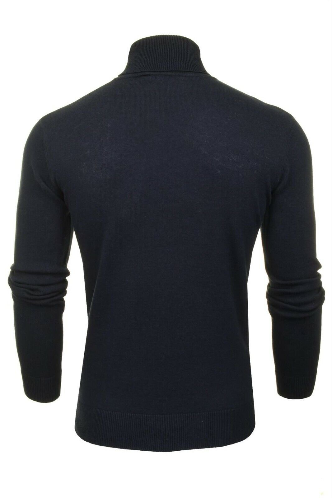 Mens Turtle Neck Jumper by Brave Soul Knitted Long Sleeve Roll Sweater Pullover