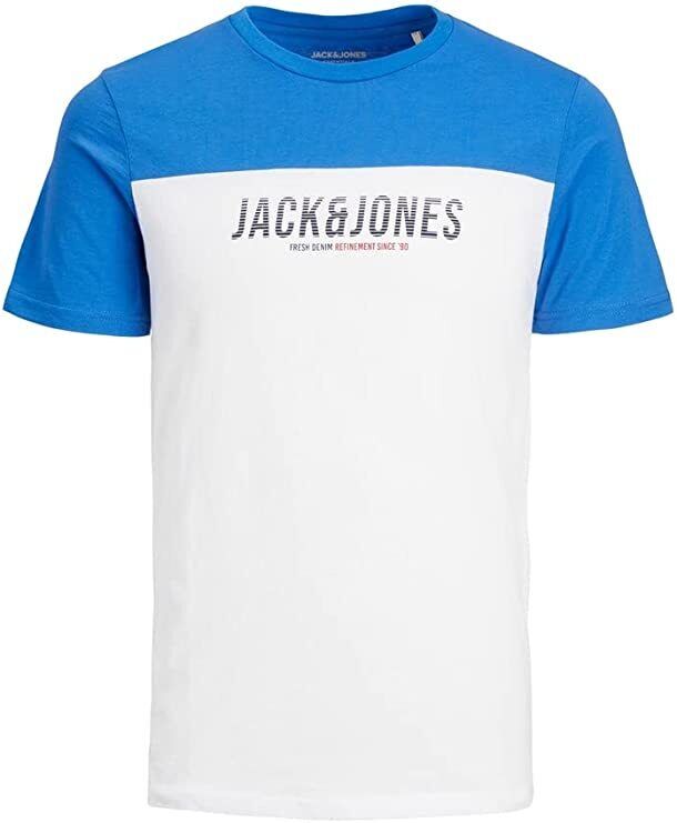 Kids Jack Jones Logo T-Shirt Boys Crew Neck Top Short Sleeve Tee 8-16 Years