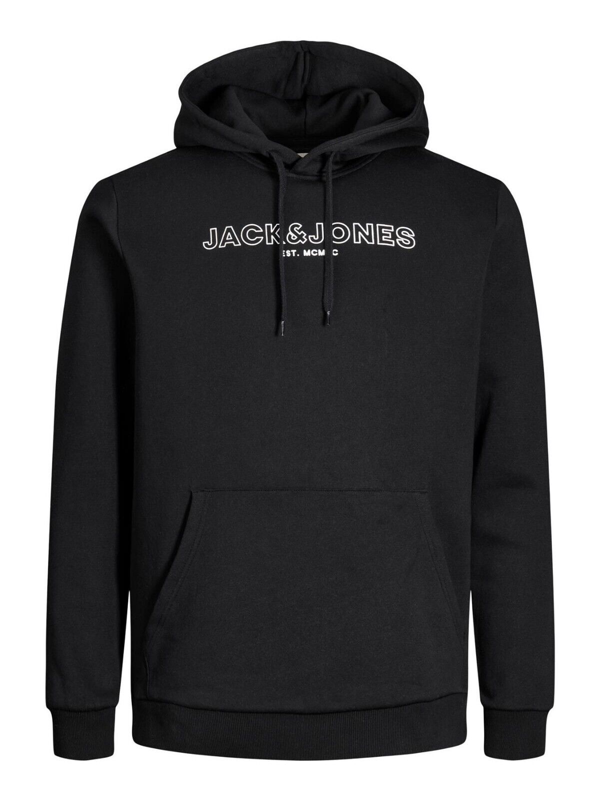 Mens Hoodie Jack & Jones Branded Logo Hooded Sweatshirt Pullover Top XS-3XL