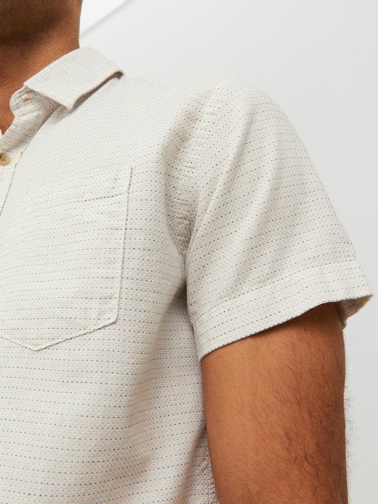 Mens Jack & Jones Shirt Cotton Short Sleeve Casual Buttoned Chest Pocket S-2XL