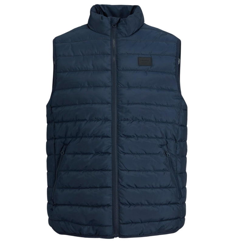 Jack & Jones Men's Lightweight Quilted Bodywarmer Gilet Padded Sleeveless Jacket